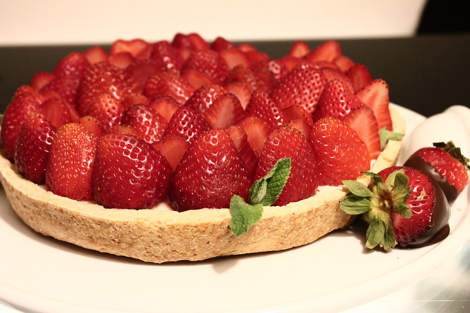 Tarta de fresas